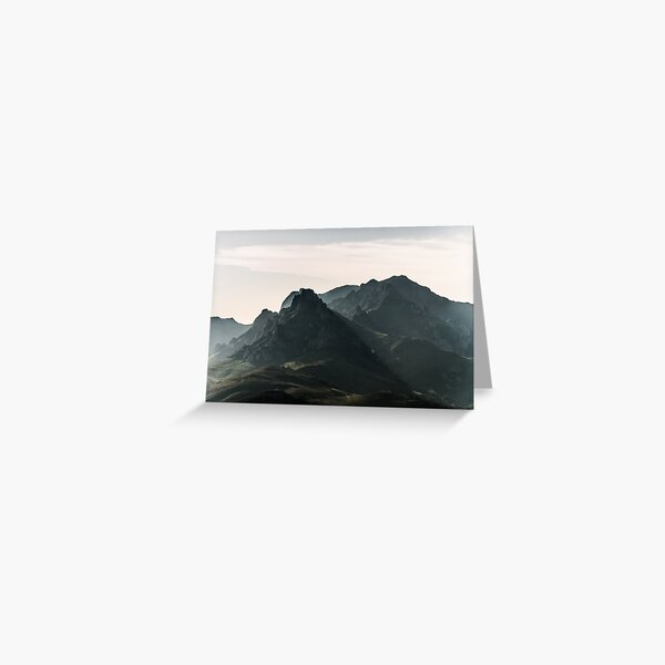 Back to the mountains Greeting Card
