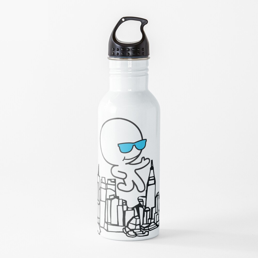 Ghostskate City Water Bottle