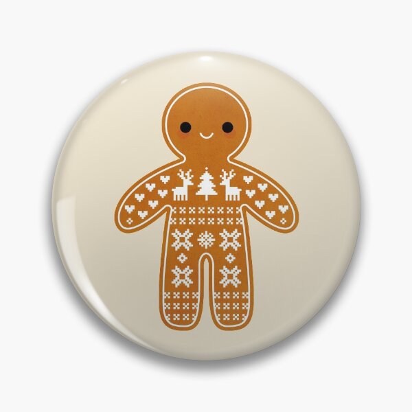 Item preview, Sweater Pattern Gingerbread Cookie designed and sold by Daisy Beatrice.