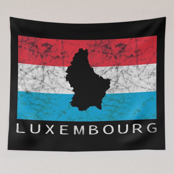 Item preview, Luxembourg Flag Silhouette designed and sold by crizzinho.