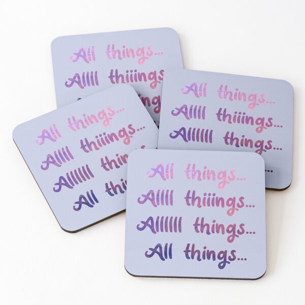Item preview, All things... All things... All things... designed and sold by Theatre Thoughts.