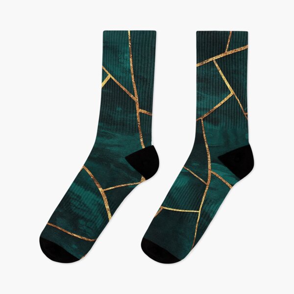 Item preview, Dark Teal Ink Copper Gold Geometric Glam #1 #geo #decor #art (Photo of Foil Only - Not Reflective) designed and sold by Anita's & Bella's Art.