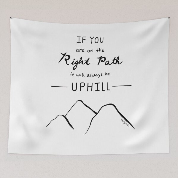 Item preview, uphill elder eyring quote  designed and sold by OddityArts.