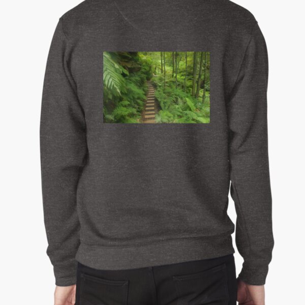 Pathway of ferns Pullover Sweatshirt