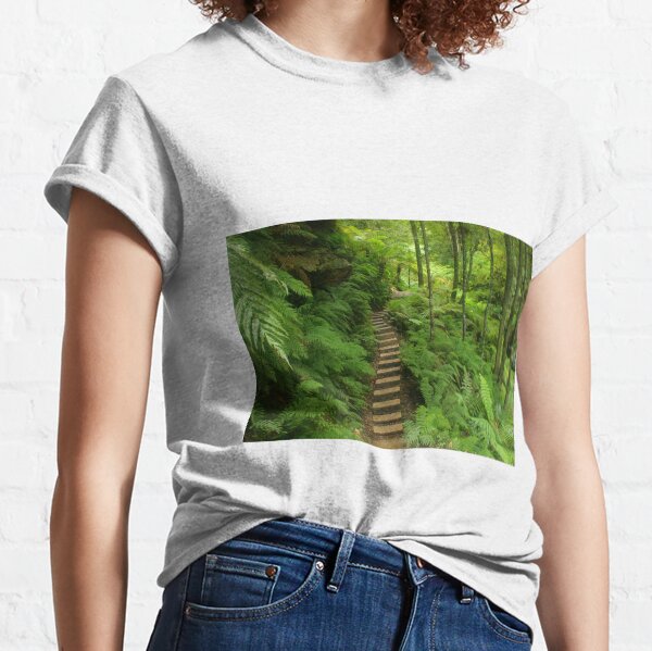 Pathway of ferns Classic T-Shirt