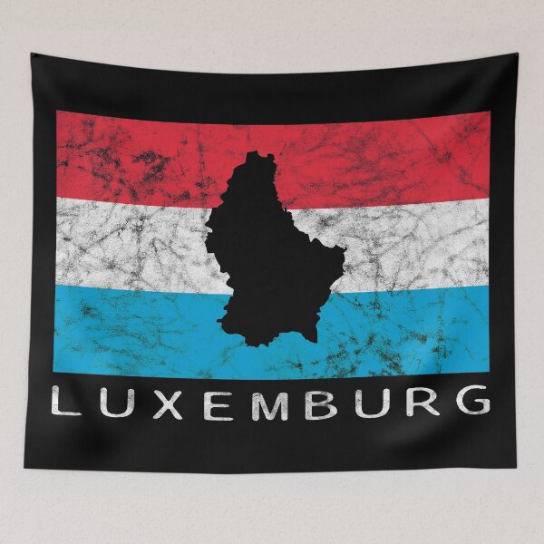 Item preview, Luxembourg Flag Silhouette designed and sold by crizzinho.