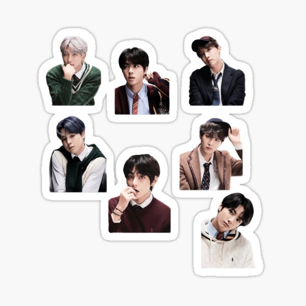 BTS Map of the soul stickers set Sticker for Sale by NoonaStudio