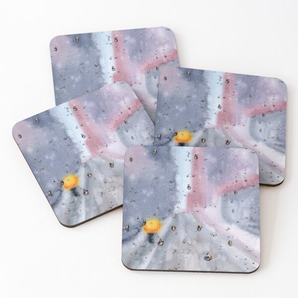 Item preview, Rainy Day In The City - Watercolour Painting designed and sold by Pattokarts.