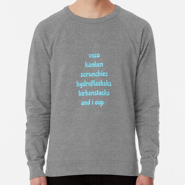 Basic white girl sweatshirt deals