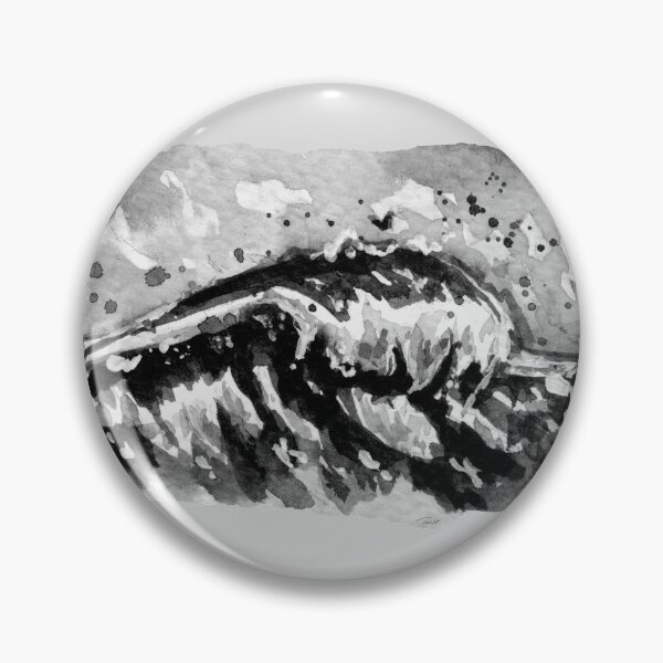 Item preview, Ink in October 2019 Day 4 - Waves designed and sold by Pattokarts.
