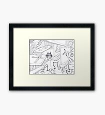 boris Framed Print