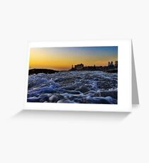 Sunrise water Greeting Card
