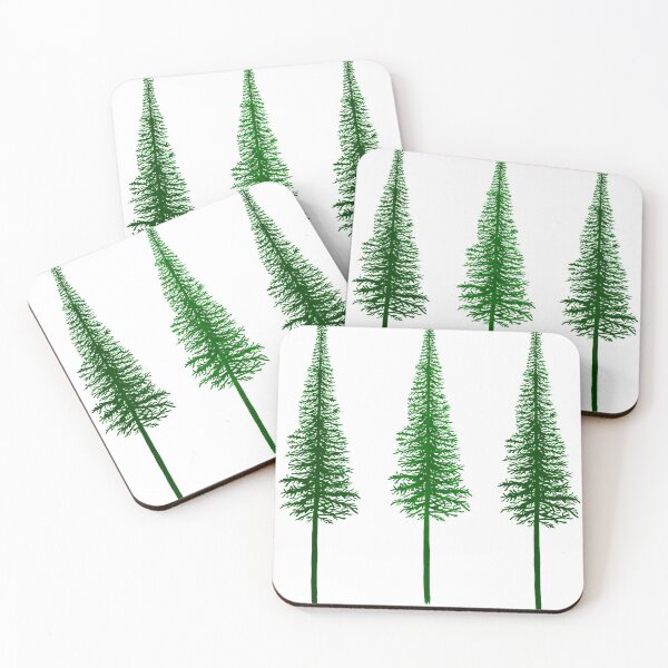 Item preview, Watercolour Evergreen Trees designed and sold by niccdefilippis.