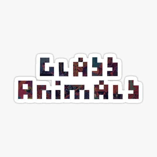 Item preview, Glass Animals Zaba Cover Title Design designed and sold by Drew Art.