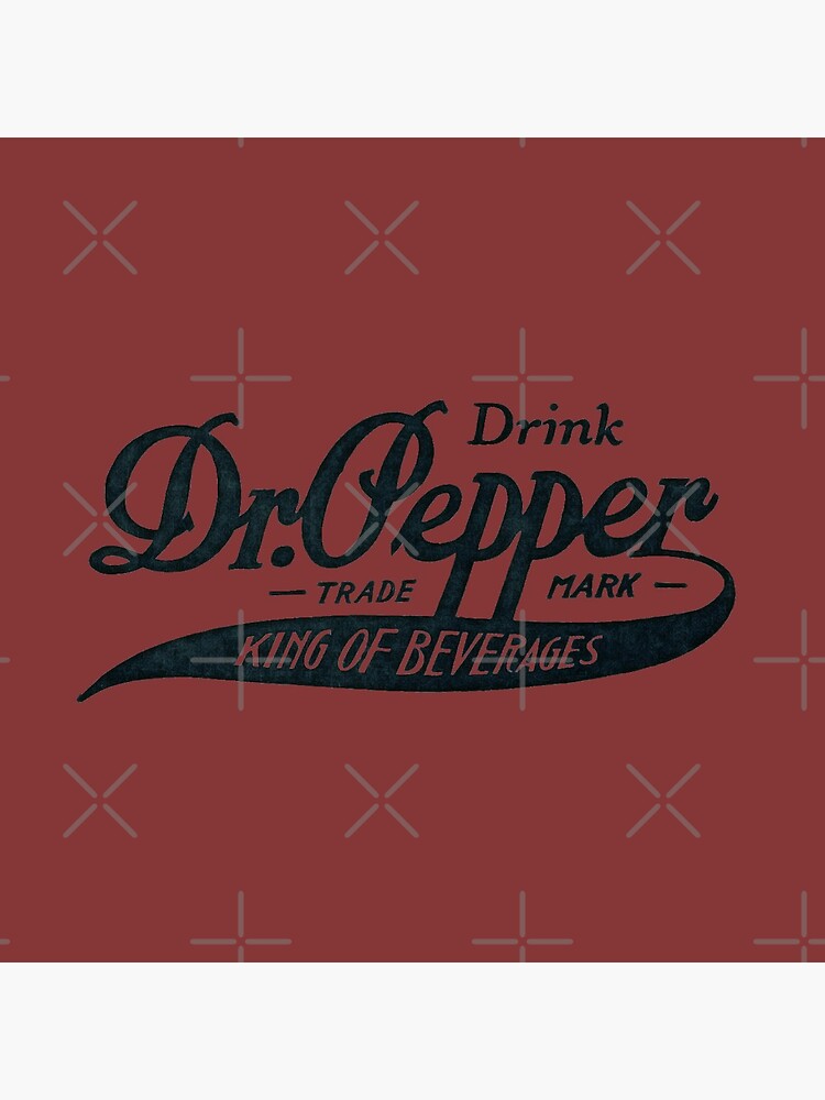 Vintage Dr. Pepper Logo - King of Beverages (Black Text Version) by tennessee-carly