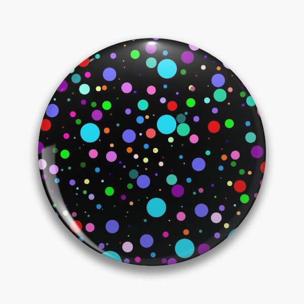 Item preview, Happy colored bubbles black background designed and sold by limecaptures.
