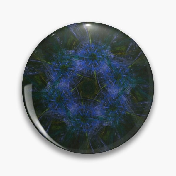 Item preview, Blue Spiral Bloom | Fractal Art designed and sold by Brian Kroijer.
