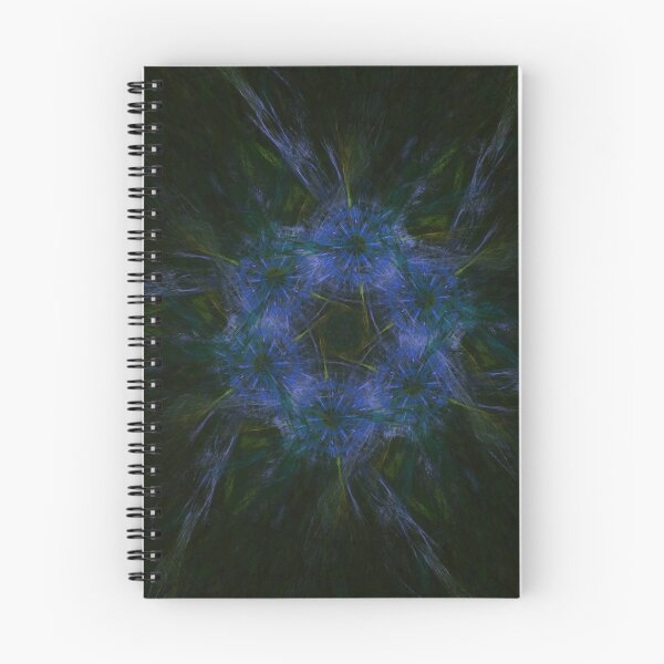 Item preview, Blue Spiral Bloom | Fractal Art designed and sold by Brian Kroijer.