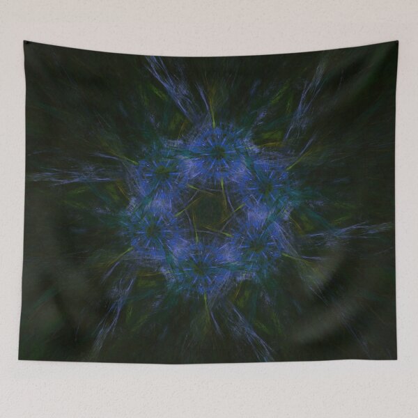 Item preview, Blue Spiral Bloom | Fractal Art designed and sold by Brian Kroijer.