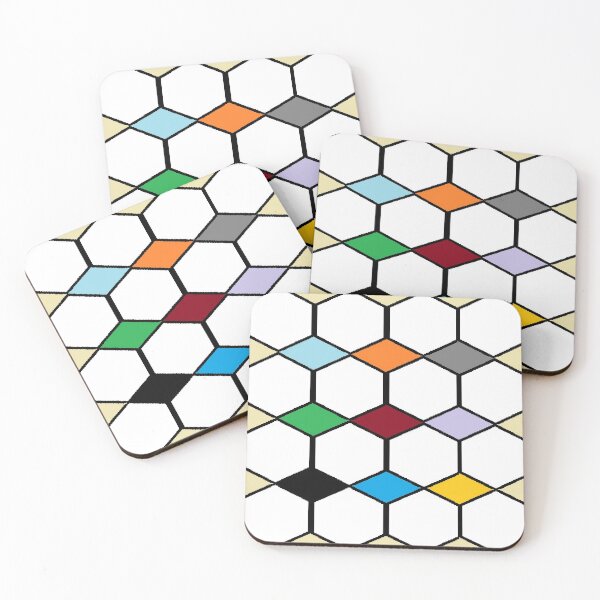 Item preview, Bold colored diamonds on white designed and sold by JRHarshman.