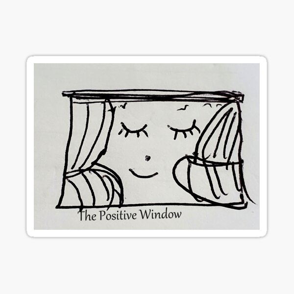 The Positive Window Sticker
