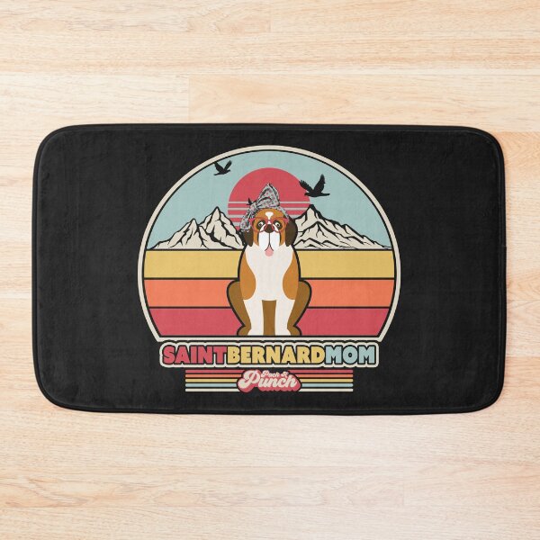 Item preview, Saint Bernard Mom Design. Retro Style Product designed and sold by PackAPunch.