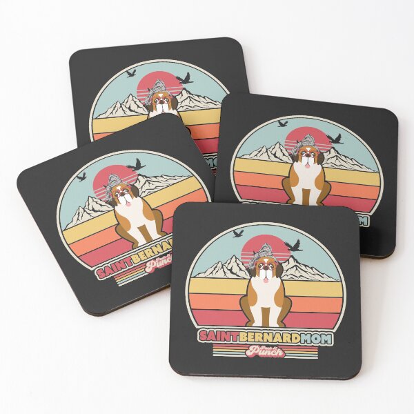 Item preview, Saint Bernard Mom Design. Retro Style Product designed and sold by PackAPunch.