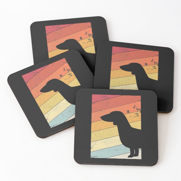 Item preview, Dachshund Product. Retro Style Print designed and sold by PackAPunch.