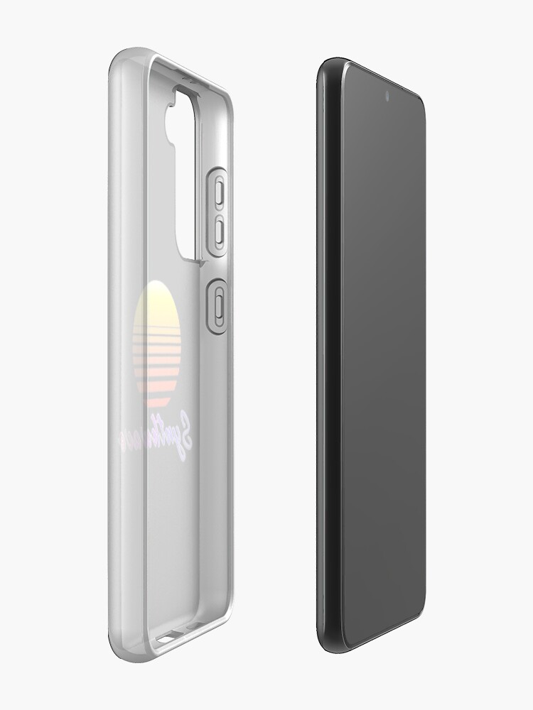 Alternate view of Synthwave Sun Samsung Galaxy Phone Case