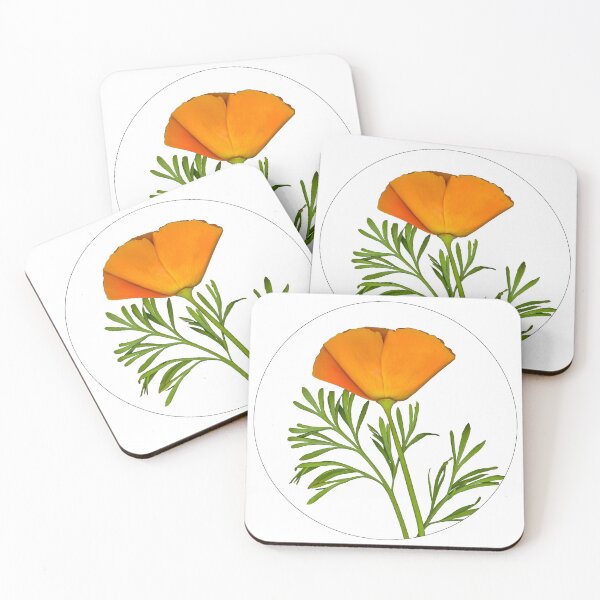 Item preview, Photo of a Golden Poppy in a Circle designed and sold by SusanEileenEvans.