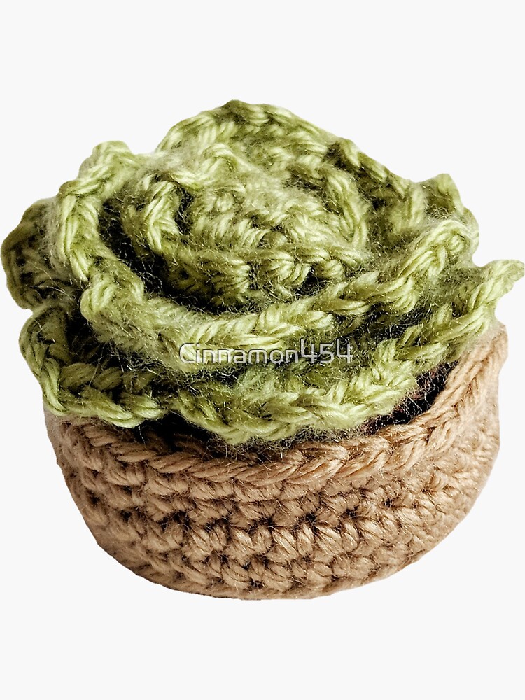 Crochet Succulent by Cinnamon454