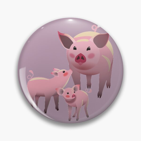 Item preview, Pink pig piggies designed and sold by Ermissart.
