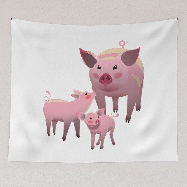 Item preview, Pink pig piggies designed and sold by Ermissart.