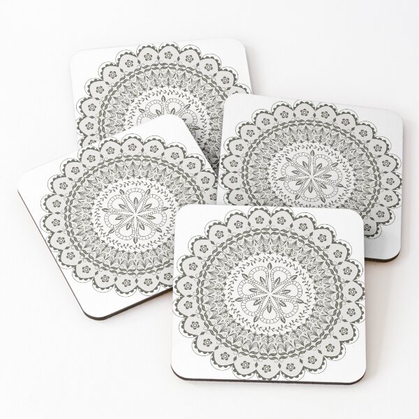 Item preview, Mandala, Black and White designed and sold by lozo828.