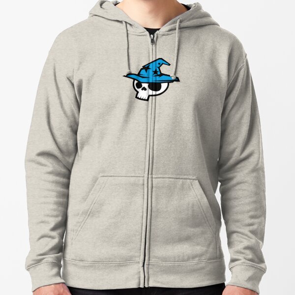 Blue Wizard Digital Zipped Hoodie