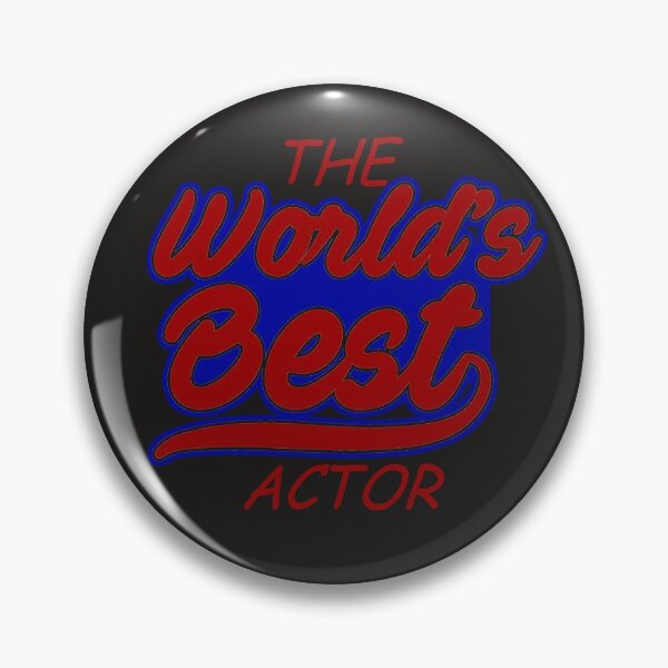 Item preview, The World's Best Actor Retro Design designed and sold by delohill.