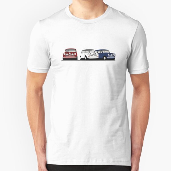 Classic Mini Cooper S - The Italian Job Slim Fit T-Shirt