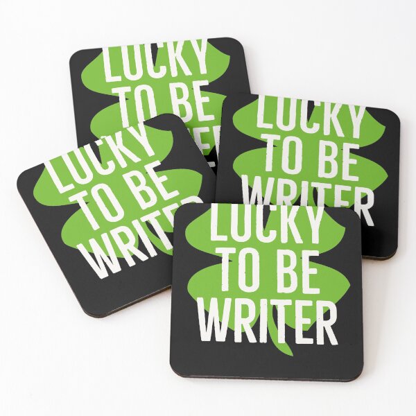 Item preview, Lucky To Be Writer  designed and sold by Sutra-Lotus-Co.
