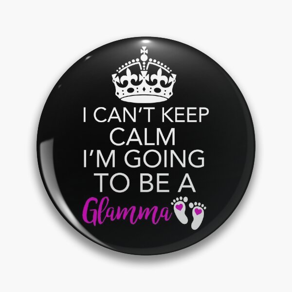 Artikelvorschau, Ich kann nicht ruhig bleiben Glamma Glamorous Oma - Oma entworfen und verkauft von JukeLox.