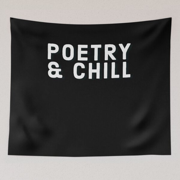 Item preview, Poetry & Chill  designed and sold by Sutra-Lotus-Co.