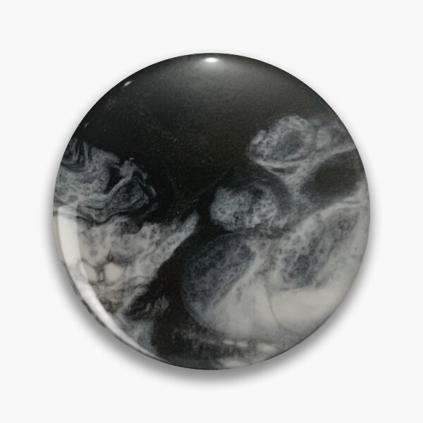 Item preview, Black and white, Resinart, synthetic resin, epoxy resin, Resin Art designed and sold by Atelier-Hayn.