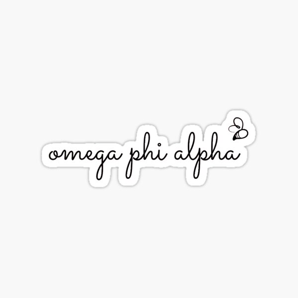 Omega Phi Alpha Sticker