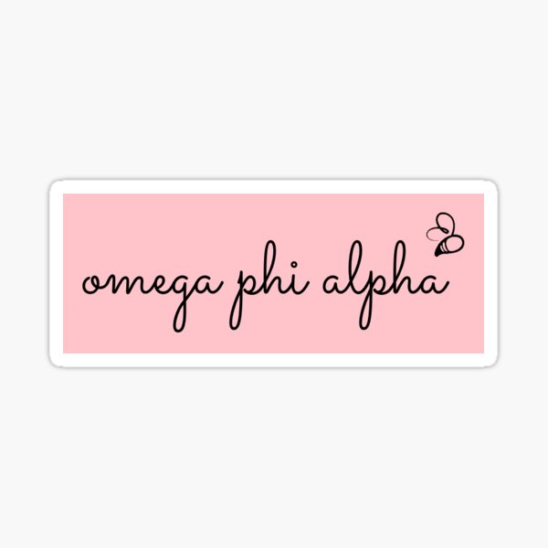 alpha phi omega decal