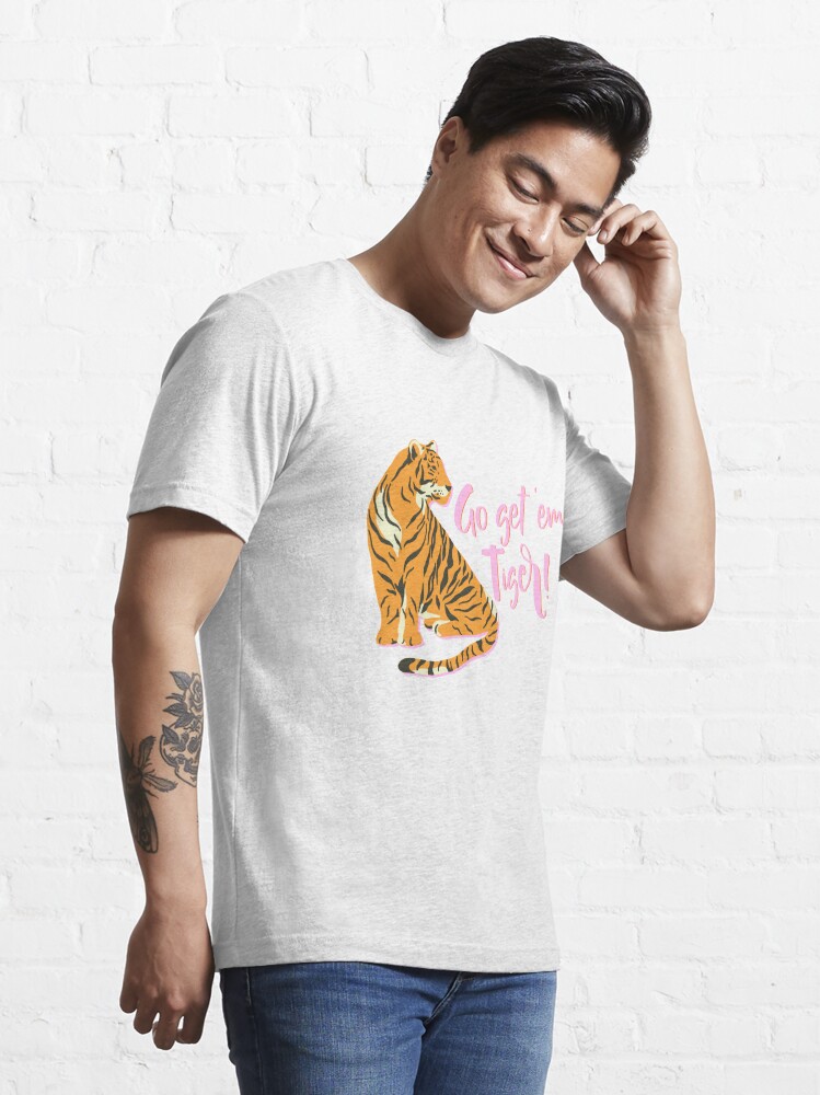 Go Get 'Em Tiger!  Essential T-Shirt for Sale by Creative Brat Design  Studio