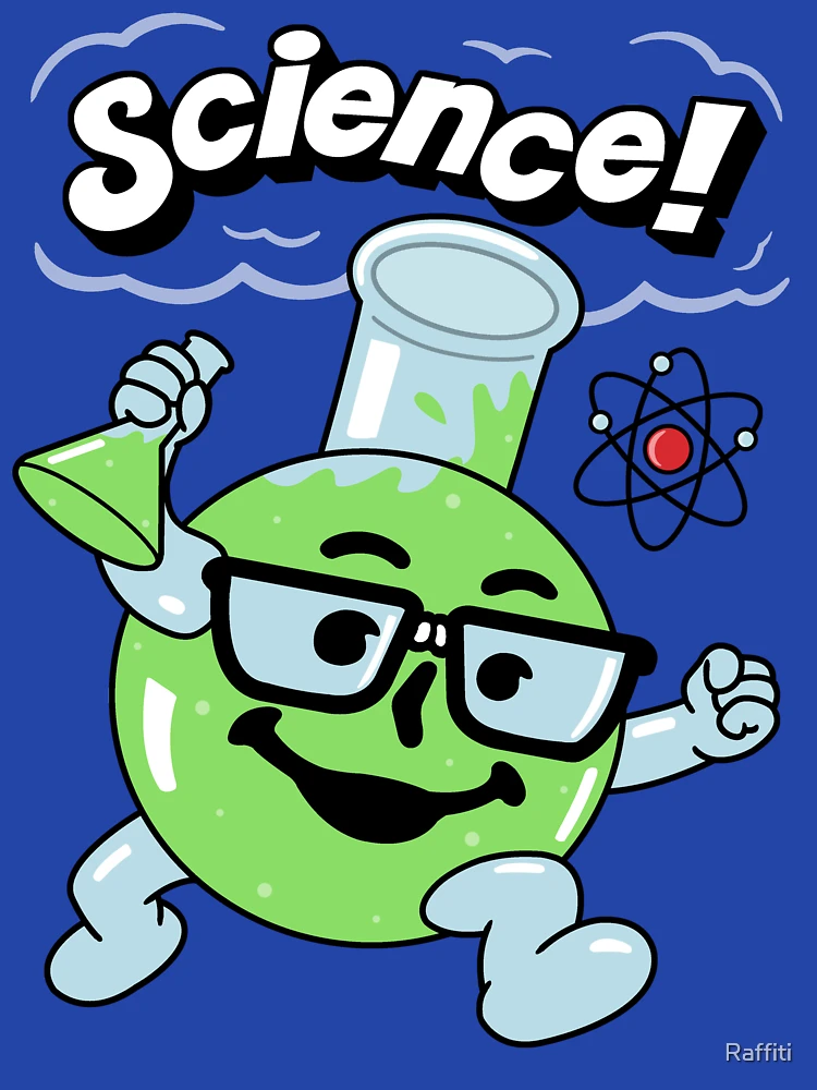 Aperçu 6 sur 6. Sweat à capuche épais avec l'œuvre Science! créée et vendue par Raffiti.