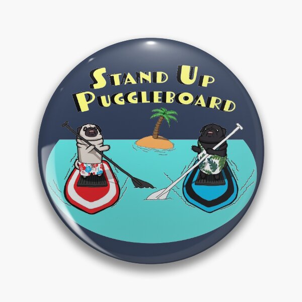 Item preview, SUP: Stand Up Puggleboarding designed and sold by pugventurephoto.