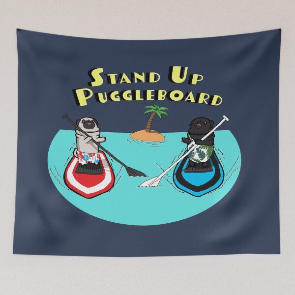 Item preview, SUP: Stand Up Puggleboarding designed and sold by pugventurephoto.