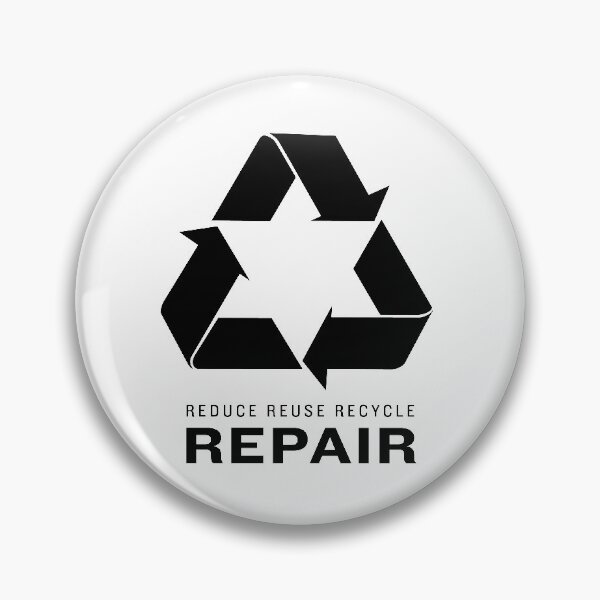 Item preview, Reduce, reuse, recycle repair designed and sold by Tikkun-Olam.