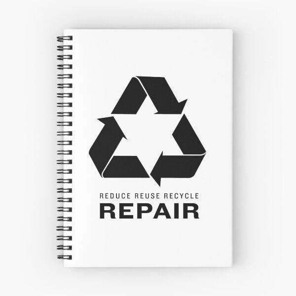 Item preview, Reduce, reuse, recycle repair designed and sold by Tikkun-Olam.