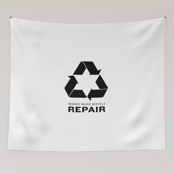 Item preview, Reduce, reuse, recycle repair designed and sold by Tikkun-Olam.